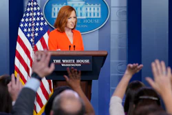 White House press secretary Jen Psaki speaks during the daily briefing at the White House in Washington, Monday, June 21, 2021.