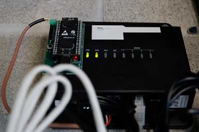 An Amazon device that gives delivery personnel access to a building's front doors to deliver packages, is shown Monday, March 29, 2021, in Chicago. The online shopping giant is making a push to install a device on buzzer systems in apartment buildings throughout the country that allows its delivery drivers to whip out a phone, tap a button and unlock a building's front doors whenever they need to leave packages in the lobby instead of the street.