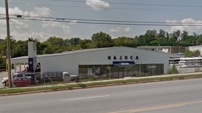 A Google street view of Hajoca's showroom location in Hendersonville, NC.