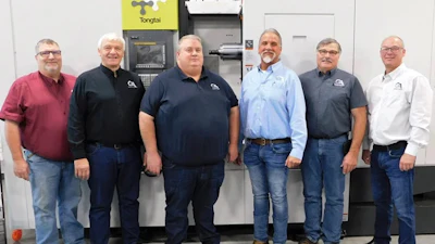 Greenway & Associates team, from left to right: Jay Kleinwolterink, applications/training; Terry Lake, sales-northern and eastern Iowa; Jamie Koele, sales, western Iowa, South Dakota, northeast Nebraska, western Minnesota; Larry Moll, sales, Illinois, Minnesota, Wisconsin, Indiana; Craig Poolman, sales, southern Iowa, southeast Nebraska; Clark Groeneweg, president