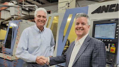 (L to R) Joe Barbiero of State Industrial Supply with David Young, President of A&M Industrial.