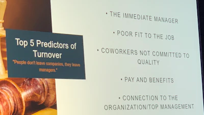 A slide from Alex Chausovsky 'Winning the War for Talent' presentation.