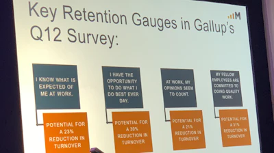 A slide from Alex Chausovsky 'Winning the War for Talent' presentation.