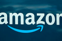 Amazon logo on a delivery van, Boston, Oct. 1, 2020.