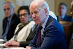 President Joe Biden during a meeting in the Cabinet Room of the White House, March 3, 2022.