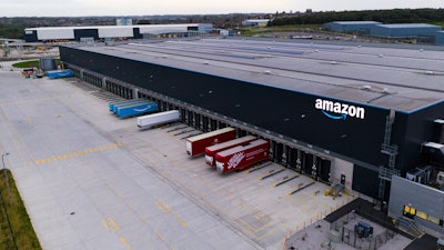 Amazon facility, Leeds, U.K., Aug. 2021.