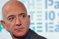 Jeff Bezos during a news conference at the National Press Club in Washington, Sept. 19, 2019.