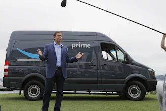 Amazon executive Dave Clark at a media event in Seattle, June 27, 2018.