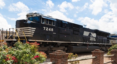A Norfolk Southern railroad, Hickory, N.C., May 2018.