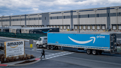 Amazon warehouse, Staten Island, N.Y., April 1, 2022.