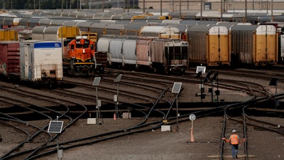 BNSF rail yard, Kansas City, Sept. 14, 2022.