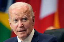 President Joe Biden speaks during the Partnership for Global Infrastructure and Investment meeting at the G20 summit, Nusa Dua, Bali, Indonesia, Nov. 15, 2022.