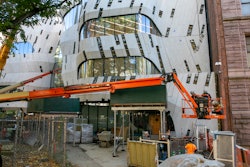 Construction at the American Museum of Natural History in New York, October 27, 2022.