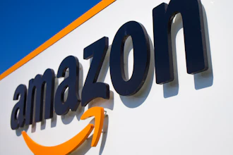 Amazon location in Douai, France, April 16, 2020.