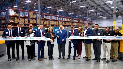 Ribbon-cutting ceremony at a new Airgas distribution center, Henderson, Nev., Dec. 5, 2022.