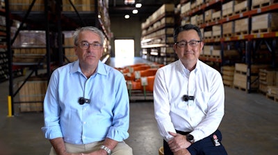 Kito Crosby CEO Robert Desel (left), and Chairman Yoshio Kito.