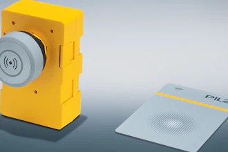 The RFID-capable PITreader card and PITreader sticker from Pilz can be used in conjunction with or instead of the existing PITreader key.