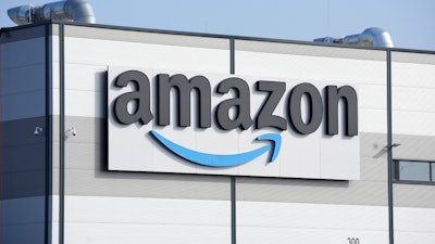 Amazon facility in Schoenefeld, Germany, March 18, 2022.