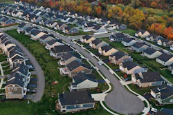 A cul-de-sac in a new housing development in Middlesex Township, Pa., Oct. 12, 2022.