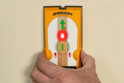 Only next-generation stud finders like those from Zircon can locate wood studs and also recognize and filter out non-wood targets such as plastic pipes and plumbing.