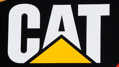 The Caterpillar Inc. 'CAT' logo adorns an excavator at the Milton CAT dealership in Londonderry, N.H., Feb. 20, 2020.