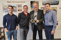 From left: Ryan Schirato, distributor sales engineer, Siemens; Justin Emanuel, North Region channel manager, Siemens; Steve Shepps, VP of sales & marketing, Schaedler Yesco; Greg Schaedler, CEO, Schaedler Yesco.