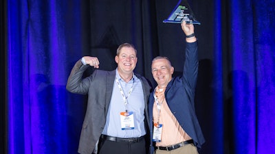 From left, Eckart Supply President and CEO Philip Bennett and COO/VP-Purchasing Chad Coffman.
