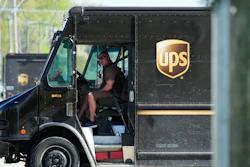A UPS truck makes deliveries in Northbrook, Ill., May 10, 2023.