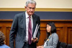 Federal Reserve Chairman Jerome Powell arrives for a House Financial Services Committee hearing in Washington, June 21, 2023.