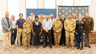 Border States Veterans Attending With Ceo David White, Donise Farmer, Dir Dei And Lt Col Daschendorf
