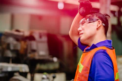 Tired Worker, Headache Hot Weather Over Heat Unhealthy Engineer Working In Heavy Industry Factory 1210292522 1258x838
