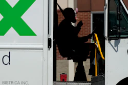A FedEx driver makes deliveries in Palatine, Ill., Sept. 13, 2023.