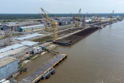 The old Avondale Shipyard in Bridge City, La., May 26, 2023.