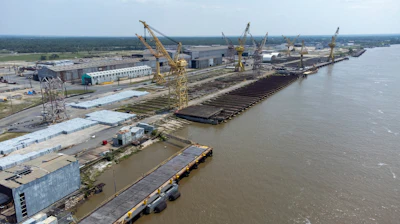 The old Avondale Shipyard in Bridge City, La., May 26, 2023.