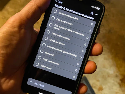 Shurtape Repair Checklist