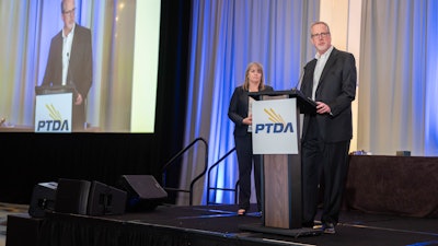 Chris Bursack receives the Warren Pike Award, Amelia Island, Fla.