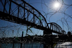 The Union Pacific International Railroad Bridge, Eagle Pass, Texas, Sept. 22, 2023.