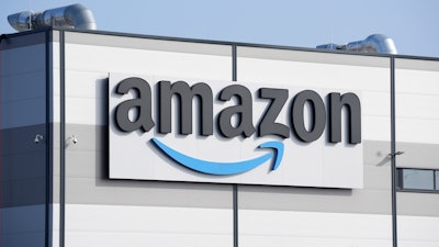 Amazon building in Schoenefeld, Germany, March 18, 2022.