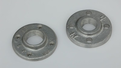 Floor Flange Left Threaded Flange Right