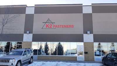 K2 Fasteners branch, Edmonton, Alberta.