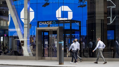 A Chase Bank branch, New York, July 2022.