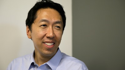 Computer scientist Andrew Ng at his office in Palo Alto, Calif., July 14, 2017.