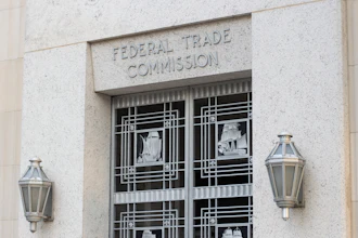 The Federal Trade Commission Building, Washington, June 2022..