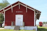 Railroad station in Bushnell, Ill.