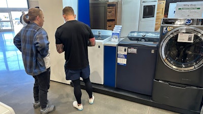 Appliances on display in a Costco warehouse, Sheridan, Colo., March 6, 2024.