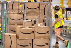 Amazon's DAX7 delivery station during Amazon's Prime Day event, July 16, 2024, South Gate, Calif.