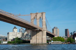 The Brooklyn Bridge, New York.