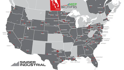 Singer Industrial City Map Mep Brothers