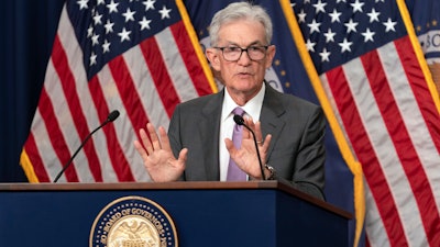 Federal Reserve Board Chairman Jerome Powell during a news conference in Washington, July 31, 2024.