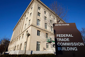 The Federal Trade Commission building in Washington is shown on Jan. 28, 2015.